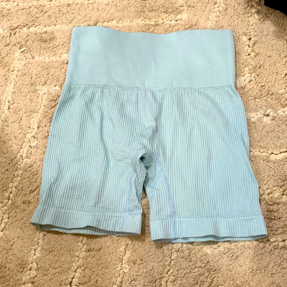 Sky blue biker shorts from Target size xs